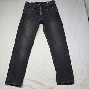 rag and bone jeans men fit 2 slim (31x 30 actual) stone washed black